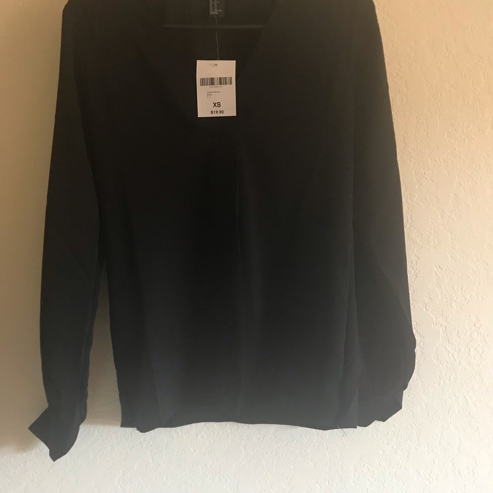Forever 21 XS Black business casual top